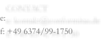 CONTACT e: kontakt@conformitas.de  f: +49 6374/99-1750